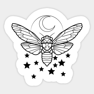 Night Cicada Sticker